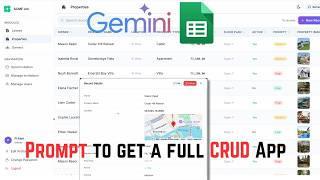 Build AI powered CRUD App in seconds #googlesheets #appsscript
