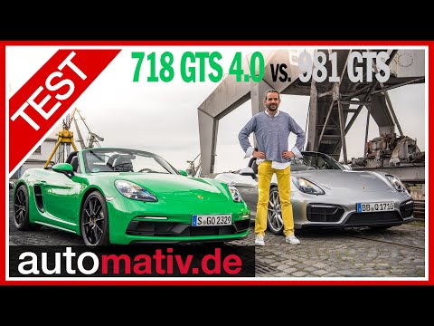 Porsche 718 Boxster GTS 4.0 vs. 981 Boxster GTS: Technologie vs. Emotion! Vergleich | Soundcheck
