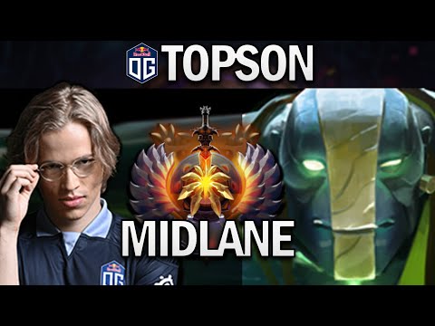 OG.TOPSON EARTH SPIRIT MIDLANE - DOTA 2 7.27 GAMEPLAY