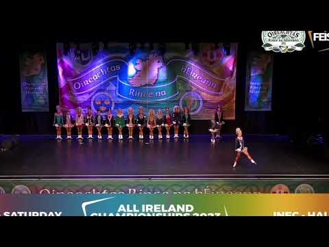 Irish Dancer Shows Off Impressive Talent with A step down the Line  at Championship