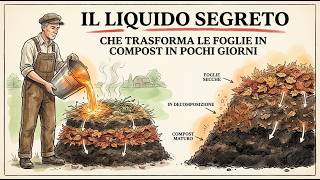 Il liquido segreto che trasforma le foglie in compost in pochi giorni!