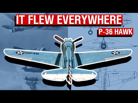 A Domestic Failure That Became An International Success | Curtiss P-36 Hawk [Aircraft Overview #33]