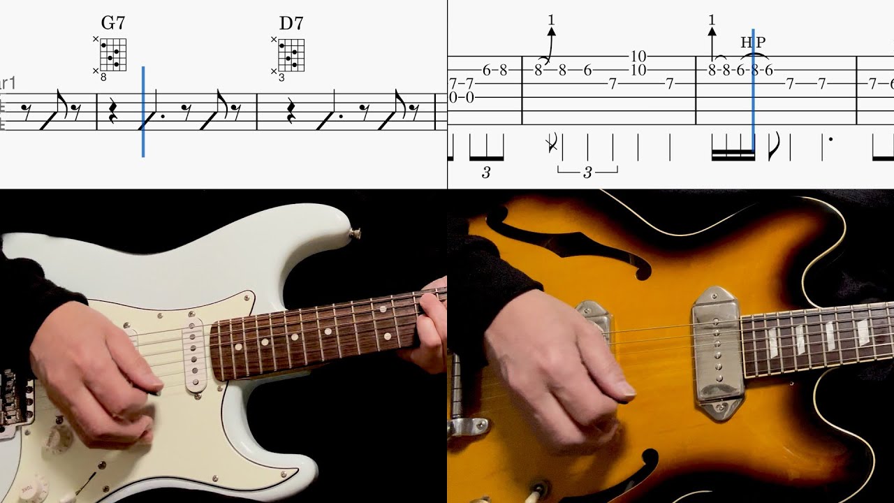 Guitar TAB : Taxman - The Beatles - isolated track