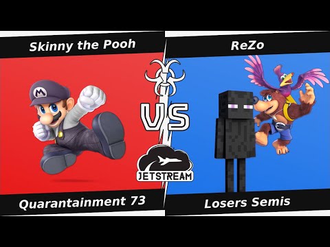 Quarantainment 73 Losers Semis - Skinny the Pooh (Mario) Vs ReZo (Banjo, Steve) - SSBU