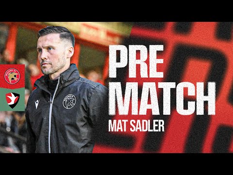 Pre-match: Mat Sadler looks ahead to the visit of Cheltenham Town