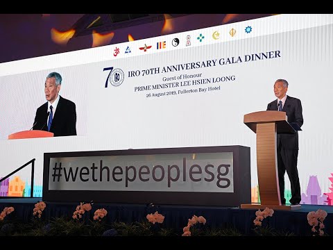 PM Lee Hsien Loong at the IRO 70th Anniversary Gala Dinner