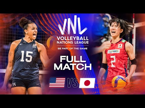 🇺🇸 USA vs. 🇯🇵 JPN - Full Match | Quarter Finals | Women's VNL 2023