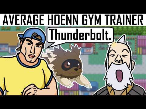 Pokemon Emerald's Gym Trainers are Weird...