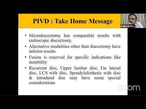 ASSI Pro Series Webinar - Lumbar Disc Herniation