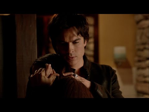TVD 4x2 - Elena feeds on Damon. "Just...don't tell Stefan" | Delena Scenes HD
