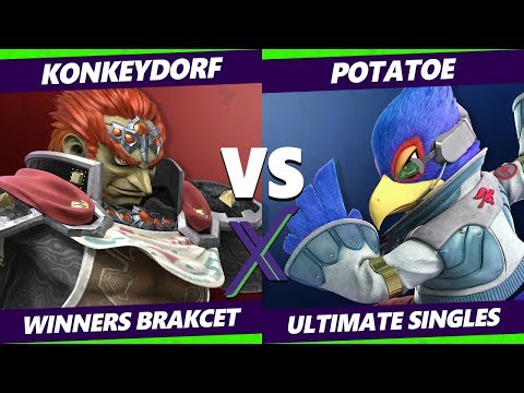 S@X 341 Winners Round 2 - KonkeyDorf (Ganondorf) Vs. Potatoe (Pikachu, Falco) Smash Ultimate - SSBU