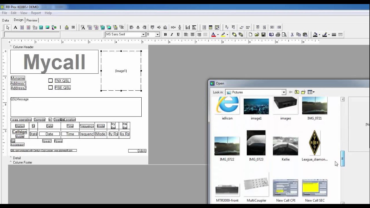 How-To Use the Built In QSL Card Printing Feature