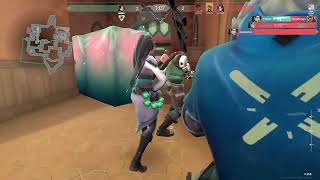 valorant playing as sova in bind map