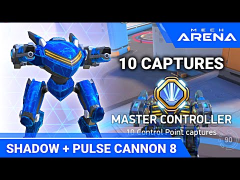 Shadow with Pulse Cannon | Master Controller Award - 10 Captures | Mech Arena Robot Showdown
