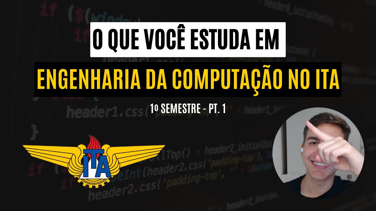 Matérias do 1º semestre de Engenharia de Computação no ITA (Pt. 1)