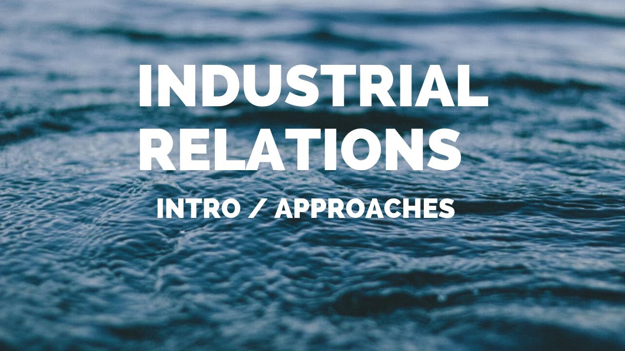 INDUSTRIAL RELATIONS APPROACHES