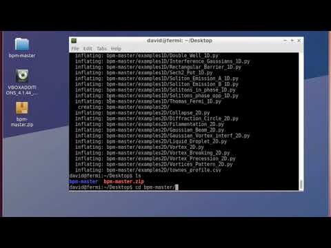 Tutorial for installing Software for BPM code on Linux