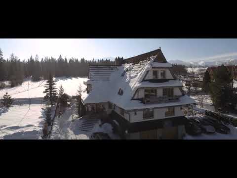 Willa Hamry zimą - pokoje gościnne w Poroninie.