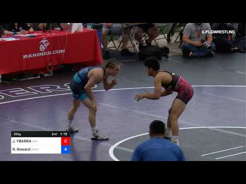 55 Kg Rr Rnd 1 Jesse YBARRA Sunnyside Wrestling Club Vs Robert Howard TMWC Bitetto Trained