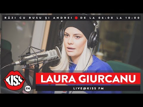 Laura Giurcanu e live la Kiss FM – Razi cu Rusu si Andrei Video
