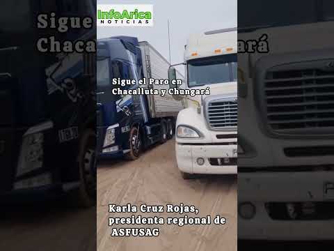 🚨 Paralización del SAG complica controles fronterizos en Arica y Parinacota