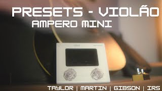 Ampero Mini + Violão Hofma - PRESETS PARA VIOLÃO | INACREDITÁVEL o som que eu tirei!