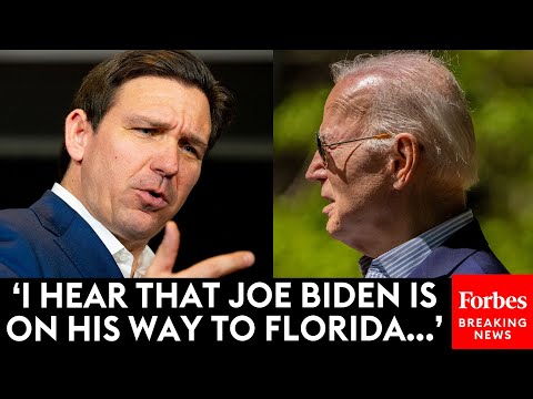 BREAKING NEWS: DeSantis Torches Biden Moments Before President Arrives In Florida