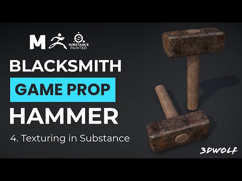 BLACKSMITH HAMMER Game Prop Modeling in Maya Zbrush and Substance Painter 1 Creating Base mesh