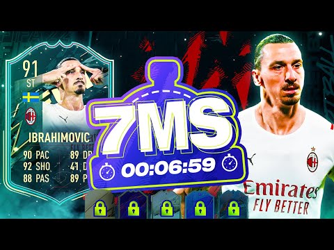 FIFA 22 - 3M+ COIN WINTER WILDCARD ZLATAN IBRAHIMOVIC 7 MINUTE SQUAD BUILDER - ULTIMATE TEAM