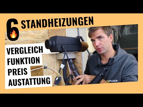 6 parking heaters tested 🔥 Retrofitting air heating (China, Autoterm, Webasto, Eberspächer, ...)