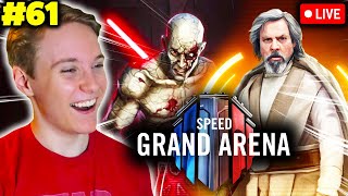 SWGoH 3V3 GAC WRAPS UP! Conquest, FREE Roster Reviews & F2P Account! - GAC Live #61