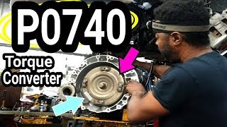 P0740 P0700 P0944 How to replace Torque Converter. Transmission whining noise 62TE shudder slipping