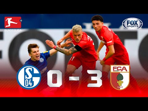 GOLAÇO DE FALTA E VITÓRIA FORA DE CASA NA BUNDESLIGA! Melhores momentos de Schalke 0 x 3 Augsburg