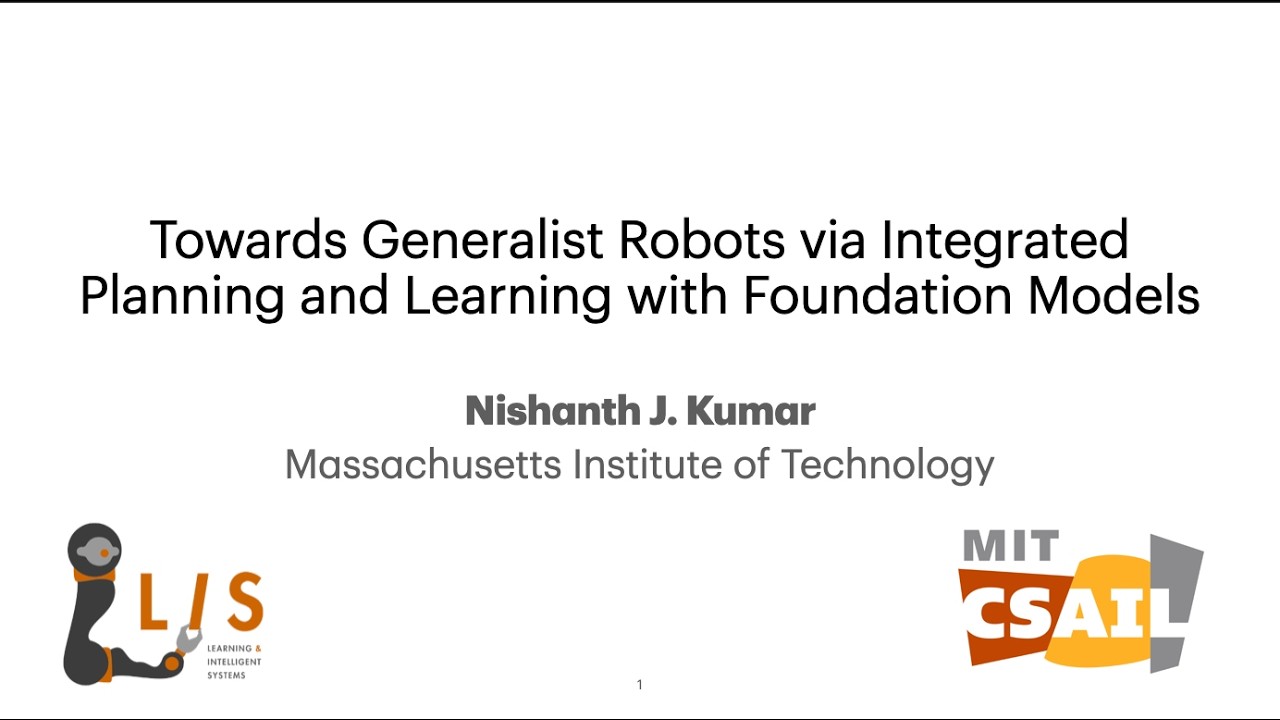 Nishanth Kumar's PhD Defense