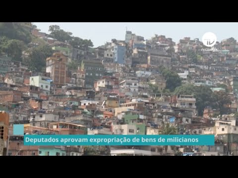 Deputados aprovam expropriação de bens de milicianos - 23/12/2021