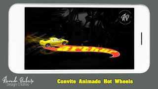 Vídeo de Convite Animado Hot Wheels