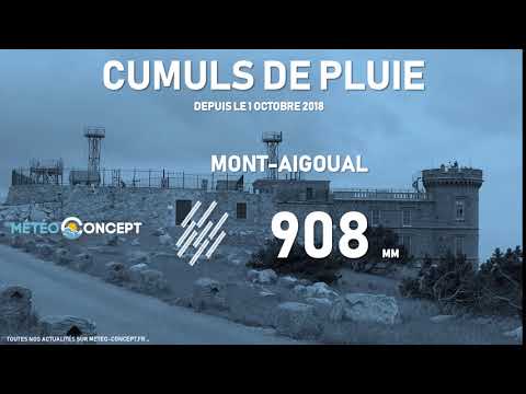 Illustration de l'actualité 908 mm en un mois et demi au Mont-Aigoual