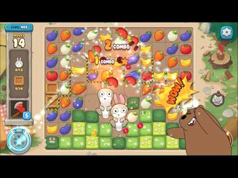 We Bare Bears match3 repairs level 405