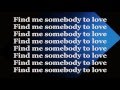 SOMEBODY TO LOVE (Lyrics) - George Michael ...