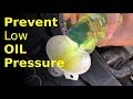 BEST Way To Remove Engine Sludge Prevent Low Pressure