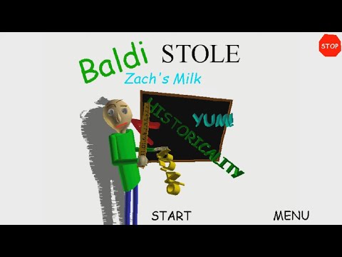 Baldi Stole Zacks Milk