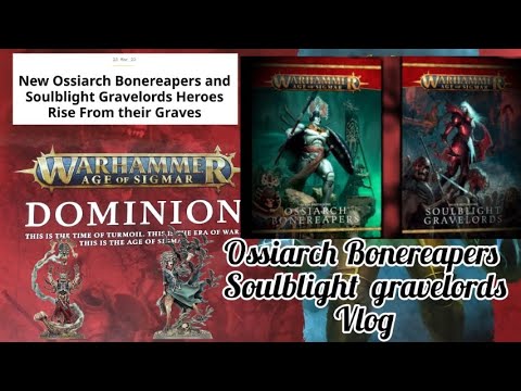 Announcement Death Battletome Ossiarch Bonereape & Soulblight Gravelords Adepticon 2023  [ENG] Vlog