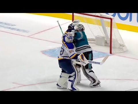 NHL Goalies Fighting (Part 2)