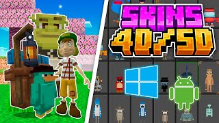 ✅ COMO INSTALAR SKINS 4D y 5D en MINECRAFT BEDROCK 1.21 | WINDOWS y ANDROID TUTORIAL