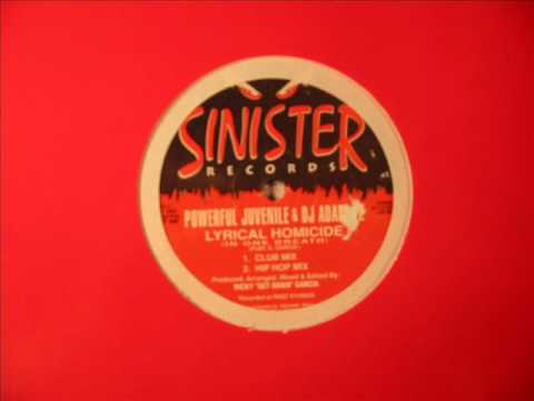 Powerful Juvenile & DJ Adam 12 - Lyrical Homicide 12" Chicago Hip Hop 1992