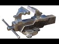 HOMEMADE 360 ROTATION BENCH VISE DIY TOOL