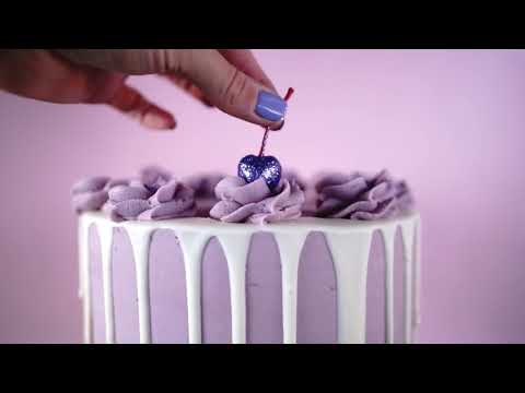 GLITTER CHERRY BOMB DRIP CAKE