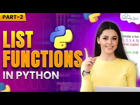 Types Of List Functions In Python Part 2 Python Programming Python Full Course For Beginners