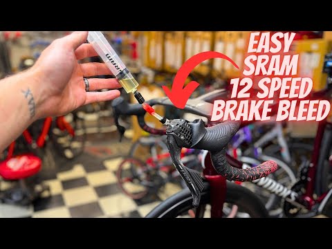 *EASY* HOW TO BLEED SRAM ROAD HYDRAULIC BRAKES (RED E1, FORCE, RIVAL, AXS)