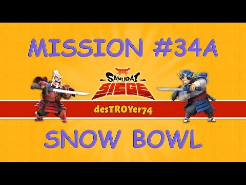 Samurai Siege Mission #34A Snow Bowl